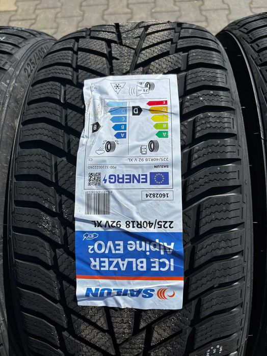 Okazja opony zimowe 225/40R18 92V XL SAILUN Ice Blazer Alpine EVO2 NOWY MODEL 2026 EV