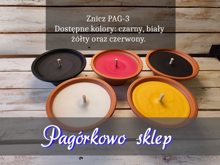 Znicz Otwarty znicz czeramiczny Kopciuch Znicz Harcerski Ręcznie Robiony PAG