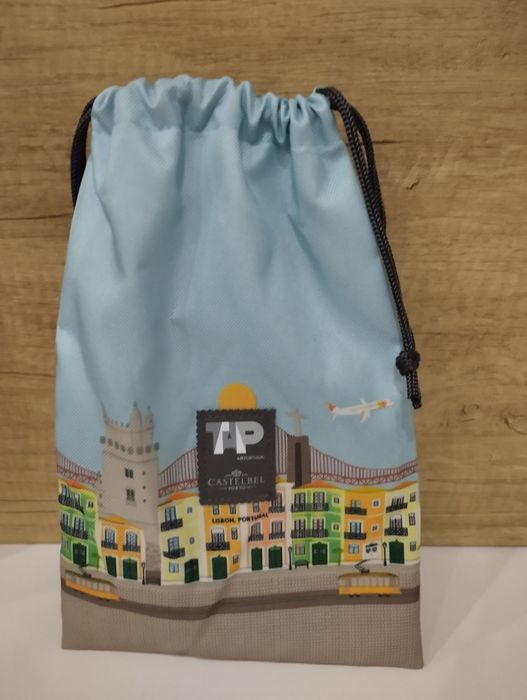 Lindo saco com imagem de Lisboa.