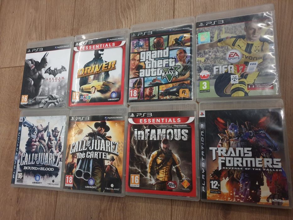 Duży zestaw kultowych gier na PlayStation 3