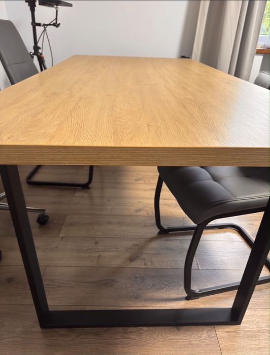 Stół Agata Stół 180 x 90 cm LOFT Metalowe Nogi Laminat