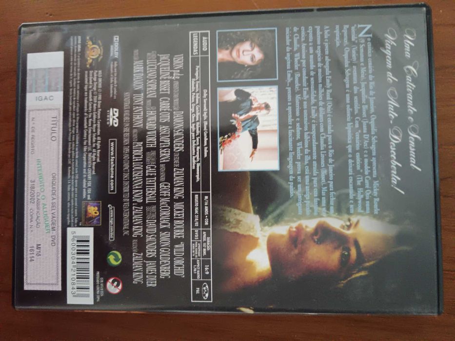 filme dvd original - orquídea selvagem