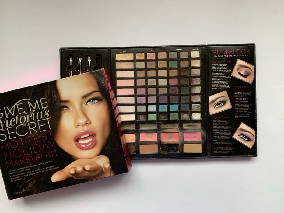 Косметика, набор для макияжа Victoria’s Secret, тени, румяна