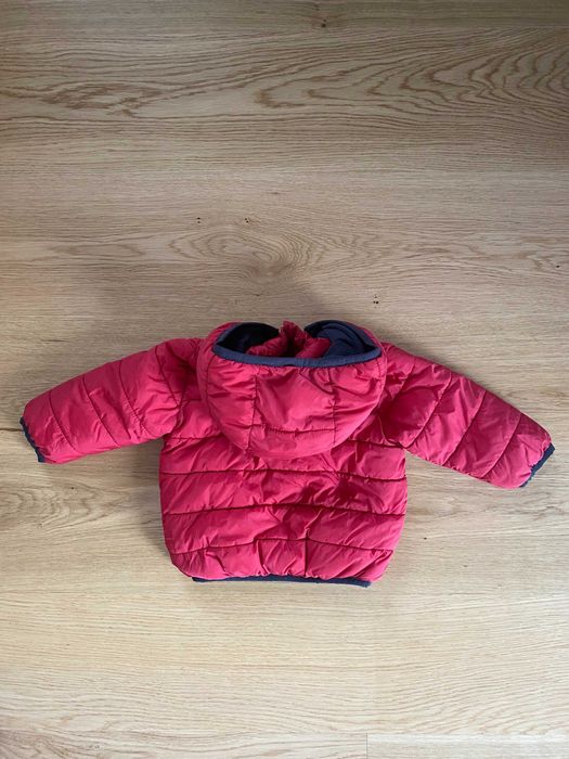 Zara baby boy kurtka czerwona pikowana wiosenna 74 cm 6-9m. SUPER modny chłopczyk