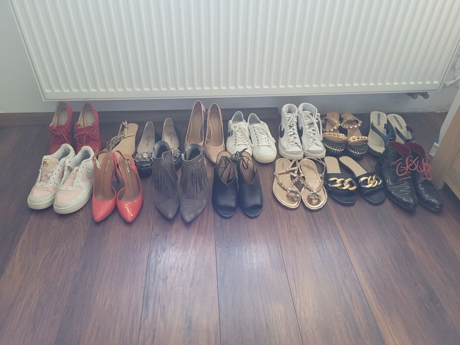 Buty różny marek. 15 szt za 100 zl
