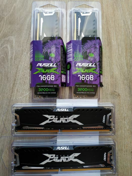 Пам'ять DDR 4  16Gb 3200 MHz