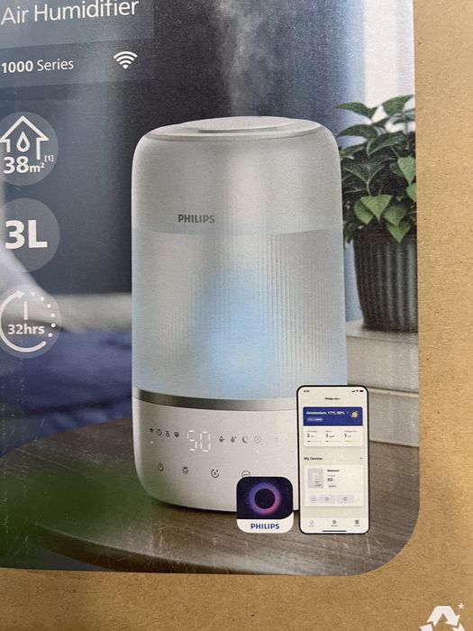 Humidificador Philips Series 1000 Wi-Fi (HU1509/00) – Novo em Caixa