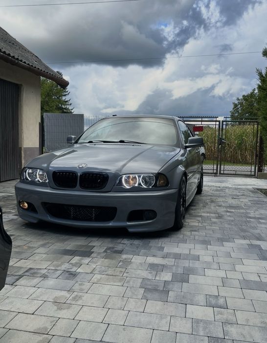 BMW E46 Coupé 2.5 R6 | Nardo Gray | Gwint | Zrobione Progi | M-Style | LPG w zestawie