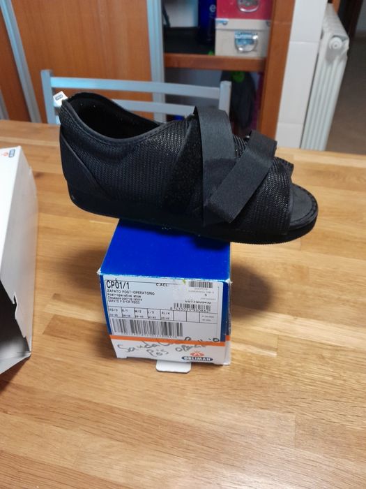 Sapatos para usar depois cirurgias