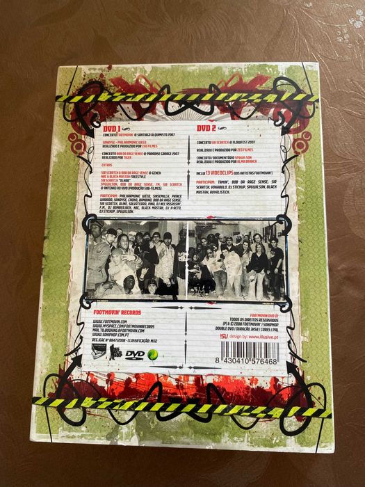 FOOTMOVIN' LIVE  - DVD - Ano de 2008