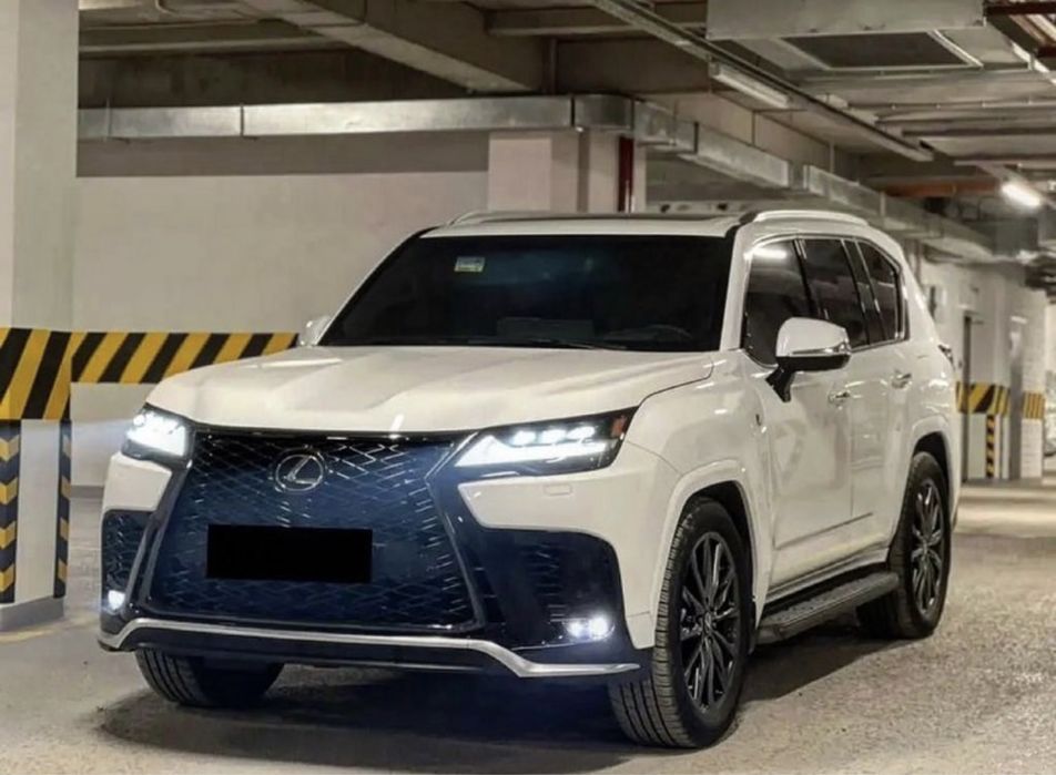 Обвес губа передняя задняя Lexus LX500 LX600 TRD F sport решетка