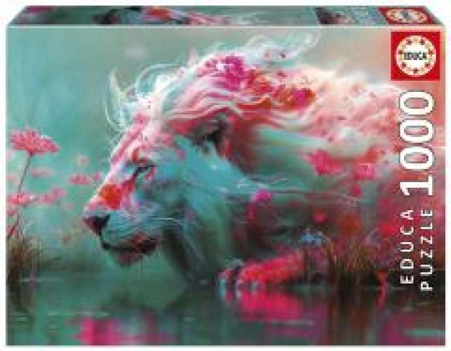 Puzzle 1000 Król zwierząt pudełko,376x279 mm