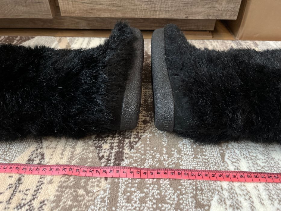 HÖGL damskie buty kozaki futrzane włochate