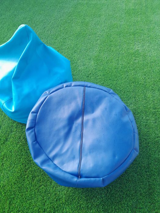 Puff`s azuis decorativos