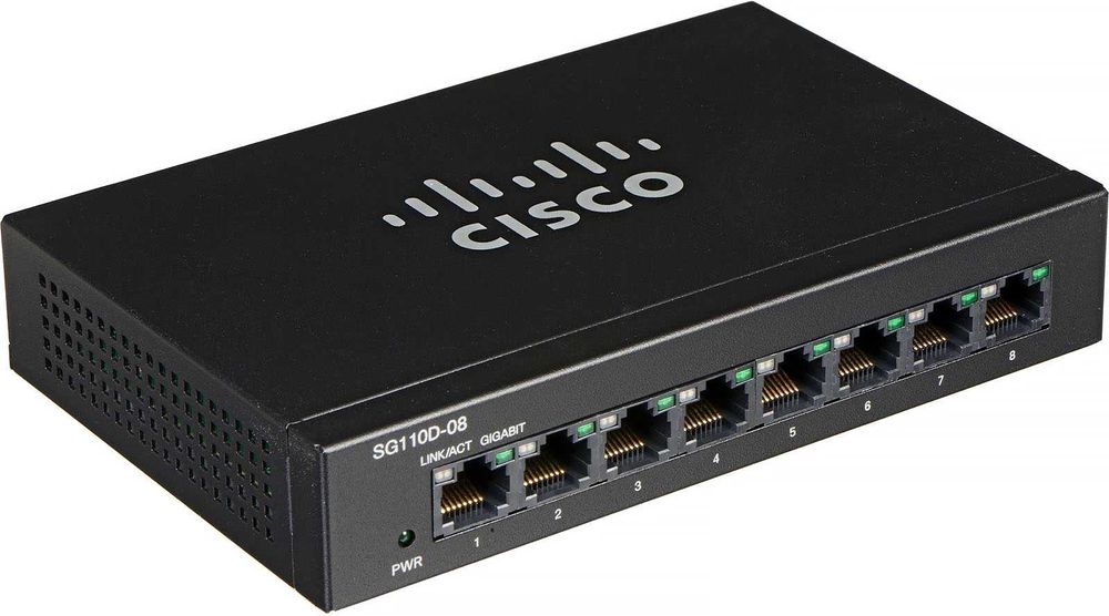 Гигабитный коммутатор Cisco SB SG110D-08
