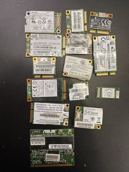 Varios processadores e ram entre outros