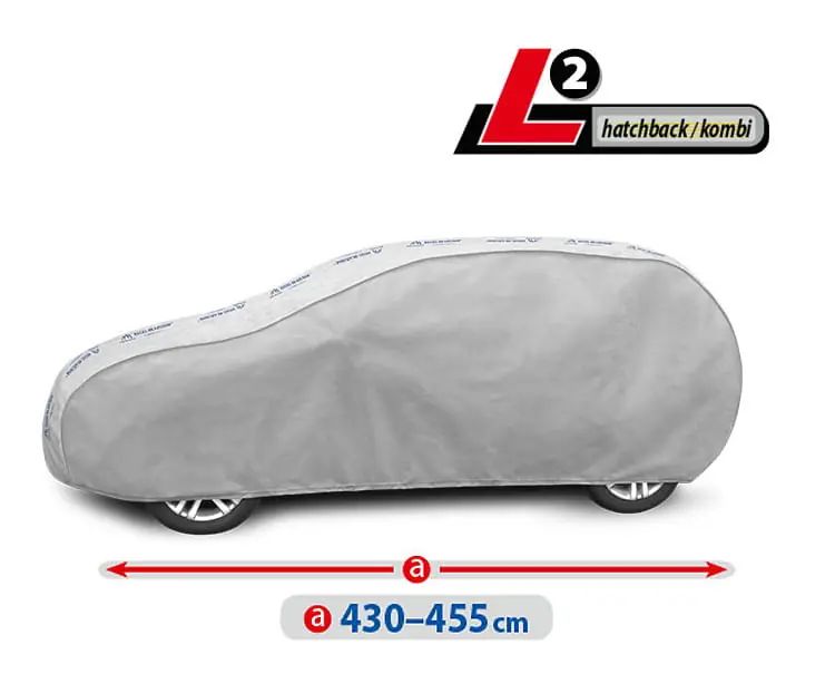 Plandeka Na Auto | Pokrowiec Całoroczny | L2 Hatchback/Kombi | 430-455