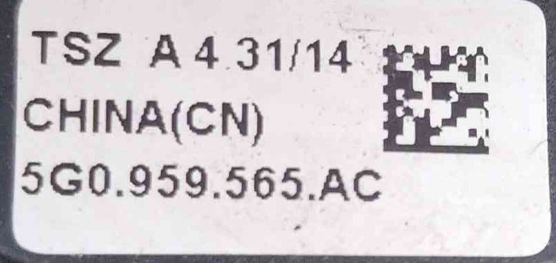 Conjunto de Botões 5G0959565AC - VW GOLF VII