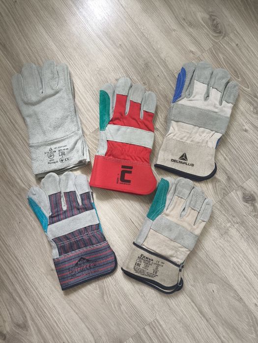 Робочі рукавиці комбіновані окуляри захисні