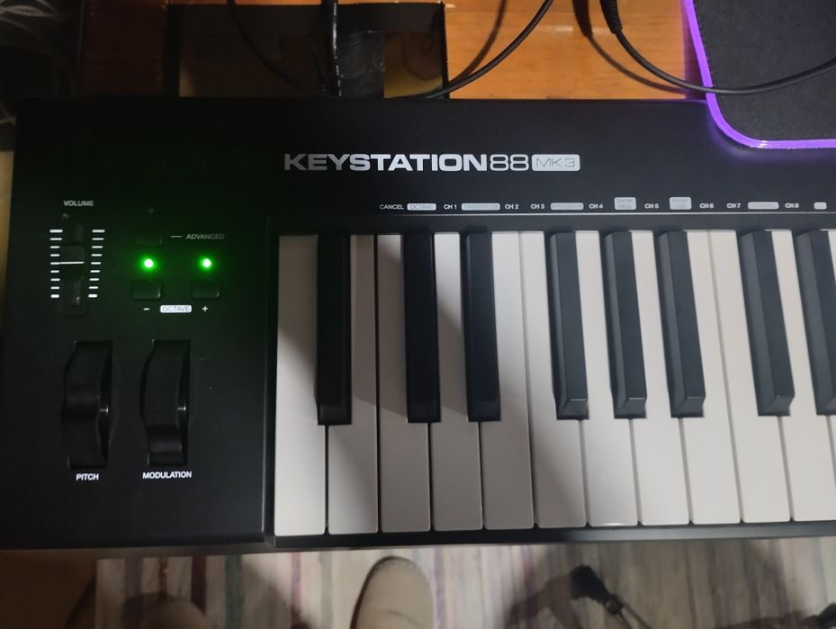 Controlador midi M-audio Keystation 88 MK3