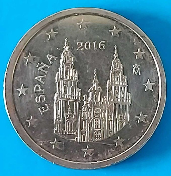 2 Cêntimos de 2016 de Espanha, Santiago Compostela