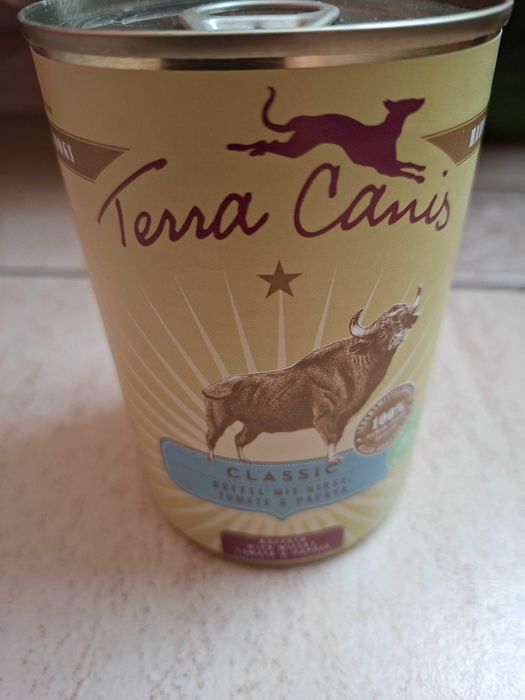 Karma mokra Terra Canis bawół - 3 puszki. Dostawa 0zł.