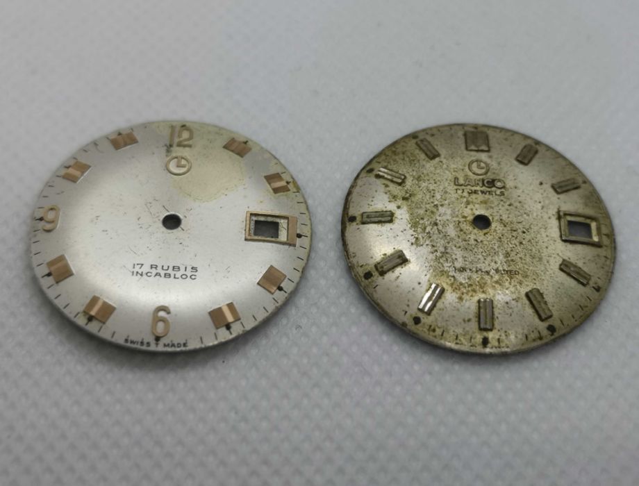 2 x Mostradores Lanco - cal. 1004N - Swiss Made- Ver fotos de detalhe