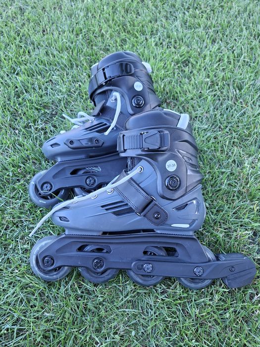 Rolki Oxelo MF140 37-38 (realnie 37) + dodatkowy hamulec | stan bdb