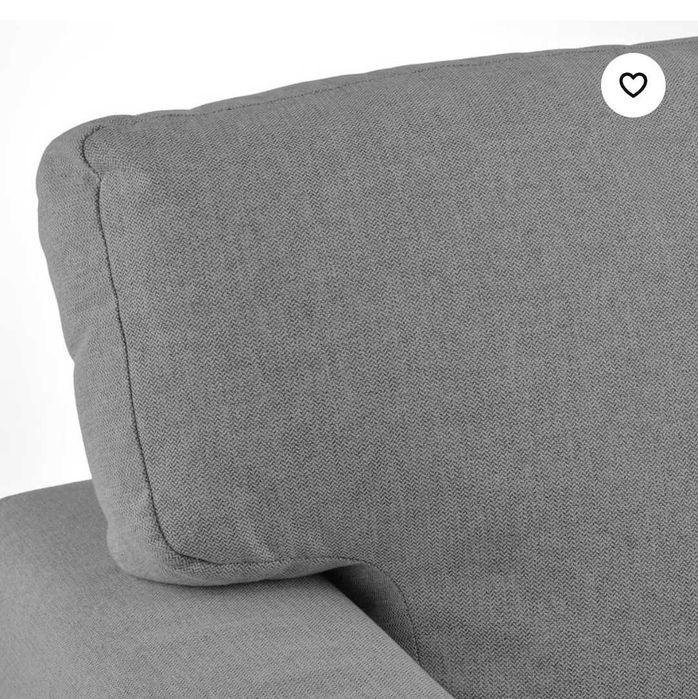 Sofá-cama 3 lugares IKEA (barsloev cinza) com ou sem entrega