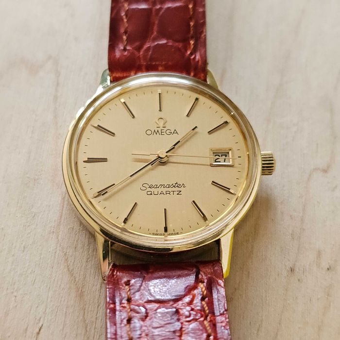 zegarek złoty 18k 750 Omega Seamaster  *1979r* mega stan !