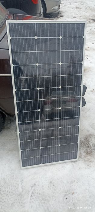 Сонячна панель 150Вт та контролер заряду 100А