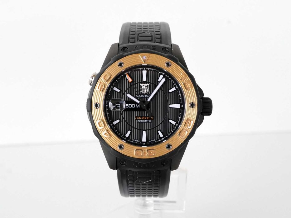 TAG Heuer Aquaracer 500M Calibre 5 Titanium 18K Rose Gold 43