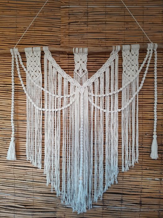 Trabalhos em macrame e croché