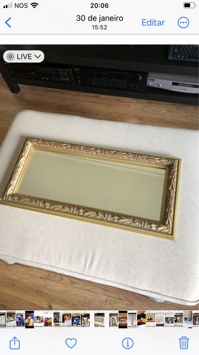 Espelhos de varias medidas