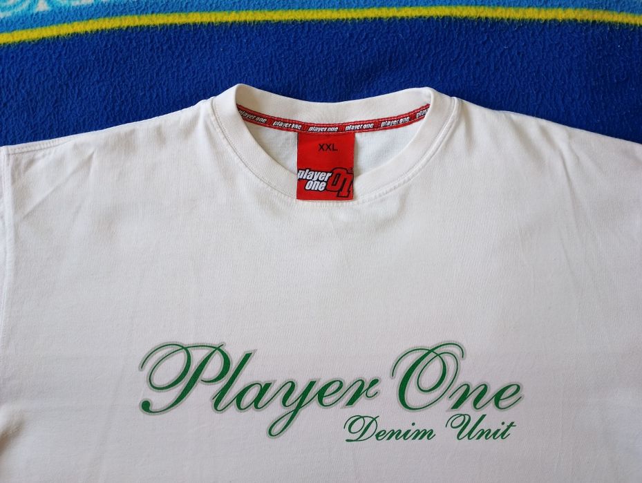 Koszulka Player One 01 Biała XXL Mass Denim