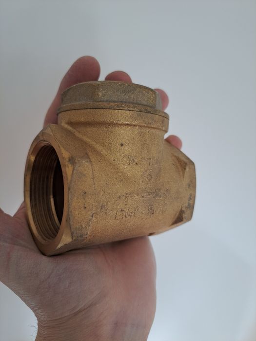 2 válvulas latão 1,5'', novas