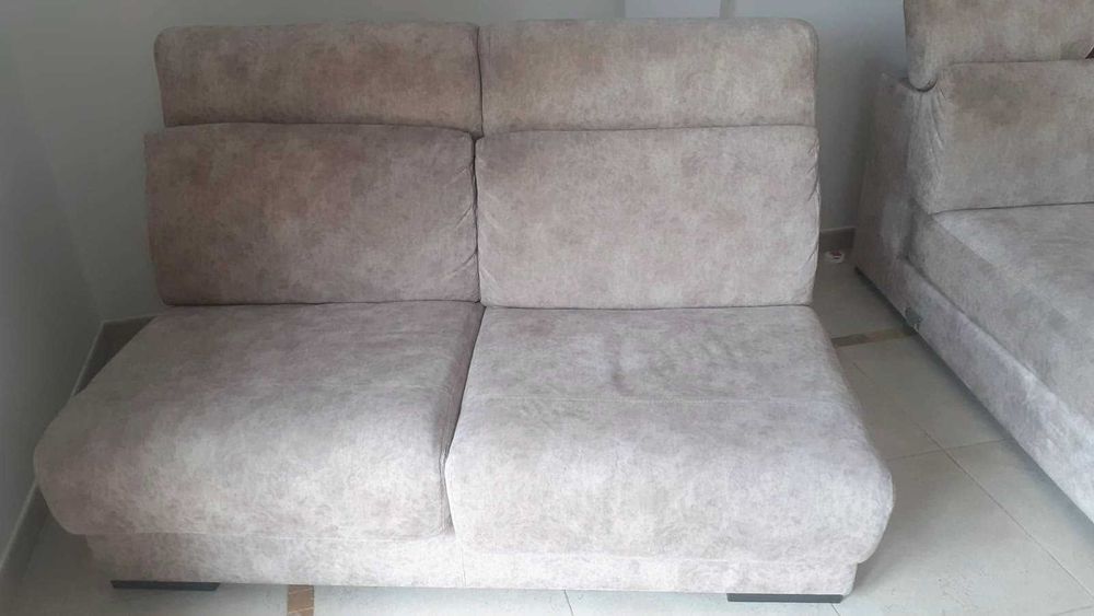 Sofá modular com chaise longue