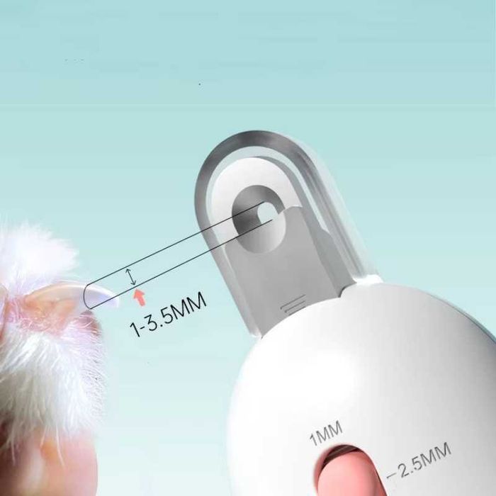 Кігтеріз для кота, регульований отвір, стрижка кігтів, ножиці, точилка