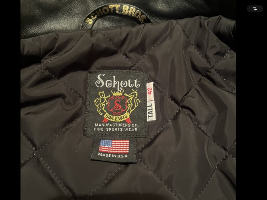 Куртка кожаная мужская Schott. USA.