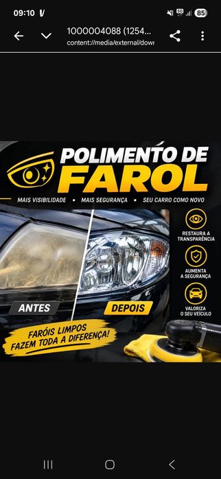 Polimento de Farol