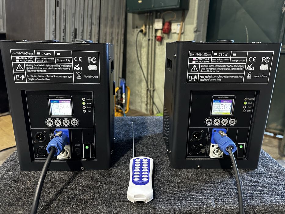 2x Maquina Sparkler 750w gen