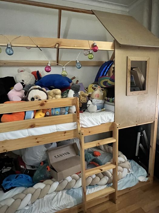 Cama dupla para quarto criança