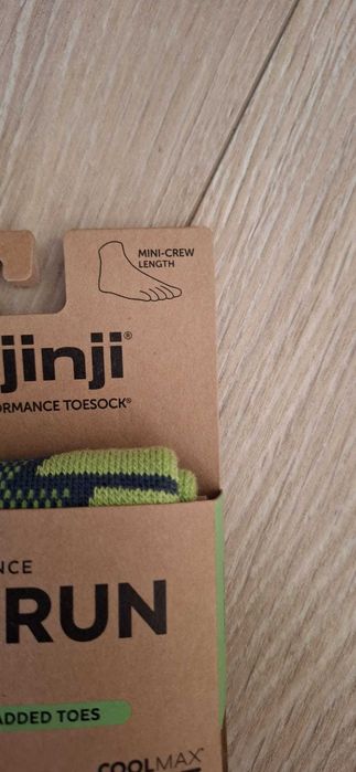 Skarpety do biegania Injinji Ultra Run Mini-Crew - moss roz. L
