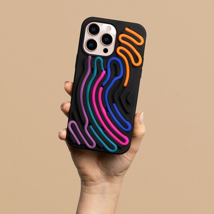 Nakładka DIY Snake do iPhone 13 6,1" czarna