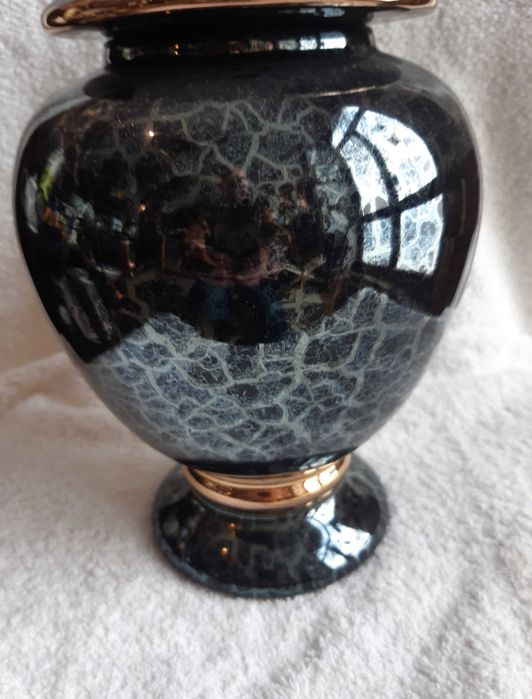 Belíssimo Pote em faiança vidrada