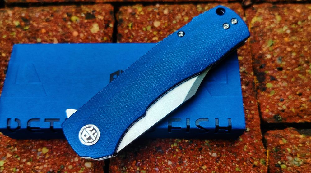 Nóż Petrified Fish Victor Micarta