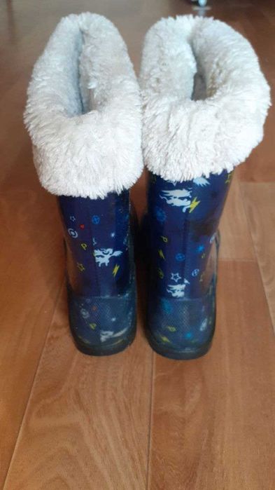 Гумові чобітки зі зйомним хутром