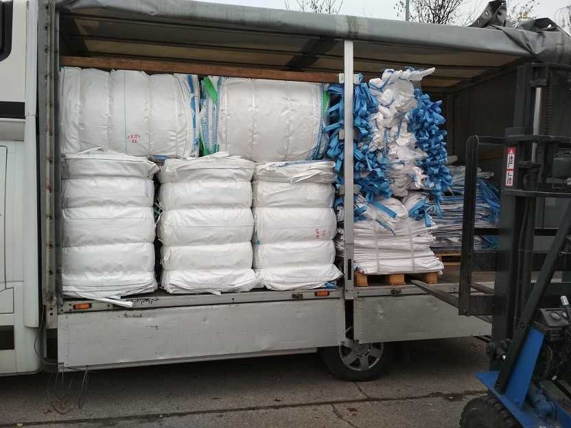 Worki BIG BAG po cukrze 1T paczka 5 sztuk F-VAT super stan!