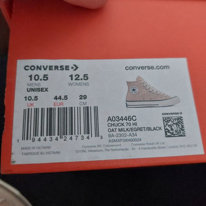 Buty trampki męskie converse Chuck tylor 70 hi 44.5