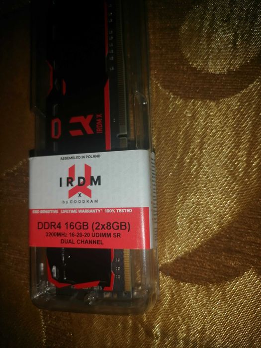 Оперативна DDR4 2x8GB/3200 Goodram Iridium X (IR-X3200D464L16SA/16GDC)
